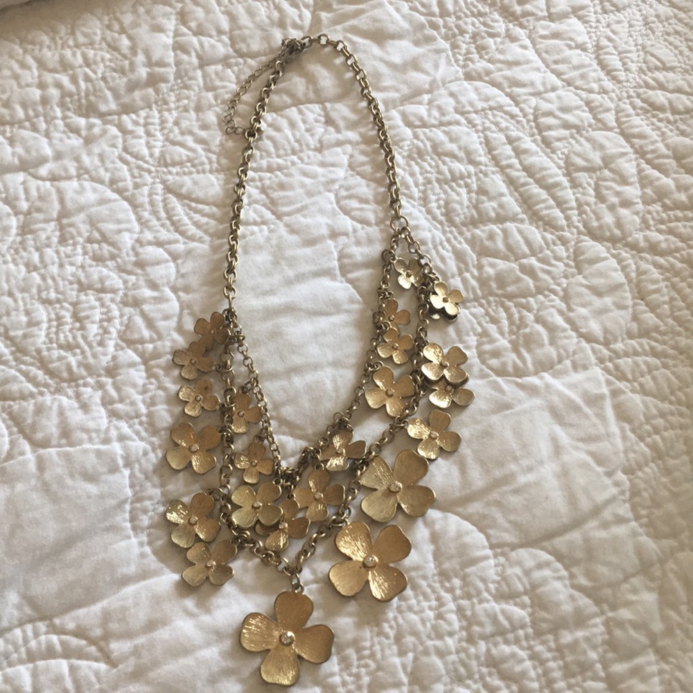 Gold Double Layer Necklace